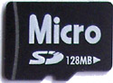 128MB microSD Memory Card - Generic (with SD adapter)