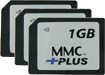 [3x] 1GB MMCplus TradePack [Retail]