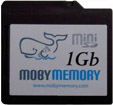 MobyMemory High-Speed 1GB mini-SD Card