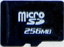 256MB microSD Memory Card - Generic (with SD adapter)