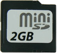 MobyMemory 150x High-Speed 2GB mini-SD Card