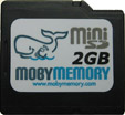 MobyMemory High-Speed 2GB mini-SD Card