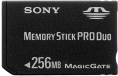 Sony 256MB Memory Stick Pro Duo card (MSX-M256S - without Adapter)