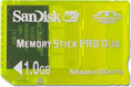 SanDisk 1GB Gaming Memory Stick Pro Duo (without MS Adapter)