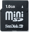SanDisk 1GB mini-SD Card