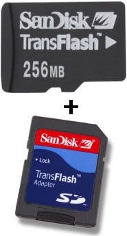 256MB Transflash Memory Card from Sandisk