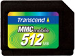 Transcend 512MB MMCMobile RS DV (Dual Voltage) MMC card