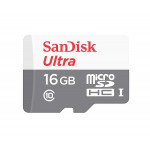 SanDisk Ultra 16GB microSDHC 80MB/s U1 Class 10 Card