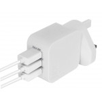 Juice Charger UK Triple USB 1x2.4A 2x1A - White