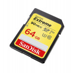 SanDisk Extreme 64GB SDXC 90MB/s V30 UHS-I U3