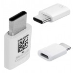 SAMSUNG GH98-40218A WHITE TYPE-C ADAPTER TO MICRO USB 