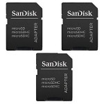 MobyMemory MicroSD to SD Adapter (3 pack)