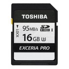 Toshiba Exceria Pro N401 16GB SDHC 95MB/s UHS-I U3 Class 10 4K Memory Card