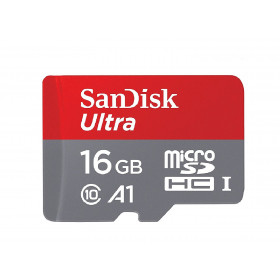 SanDisk Ultra 16GB microSDHC 98MB/s A1 U1 Class 10 + Adapter