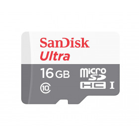 SanDisk Ultra 16GB microSDHC 80MB/s U1 Class 10 Card