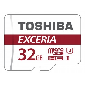 Toshiba Exceria M302 32GB microSDHC 90MB/s 4K UHS-I U3 Class 10 Memory Card