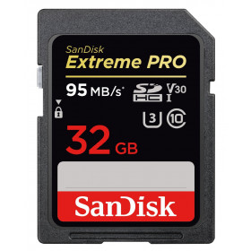 Sandisk Extreme PRO SDHC UHS-I Card U3 V30 32GB 95MB/s