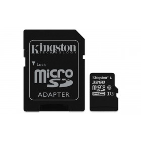 Kingston Flash memory card - 32 GB microSDHC UHS-I - UHS Class 1 / Class10