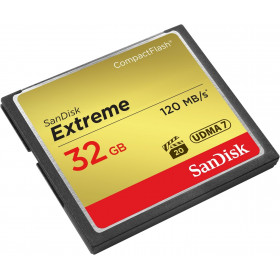 SanDisk Extreme 32GB CF 120MB/s 800X UDMA 7 Compact Flash Memory Card
