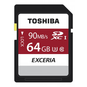 Toshiba Exceria N302 64GB SDXC 90MB/s UHS-I U3 Class 10 4K Memory Card