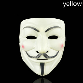 Anonymous V for Vendetta Mask - Yellow